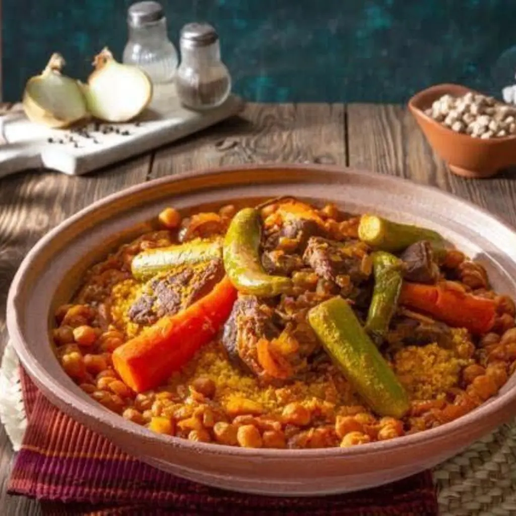 Royal Couscous With Meat And Vegetables