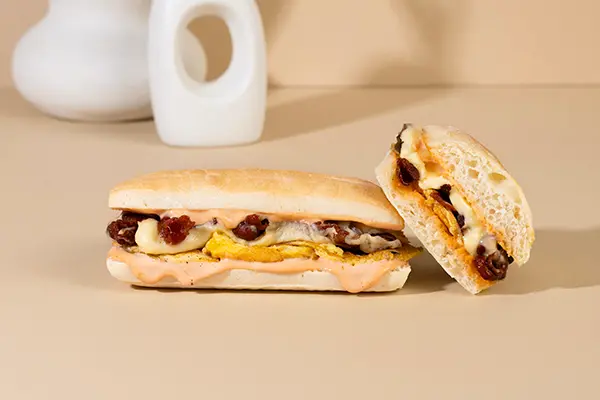Bacon egg sandwich