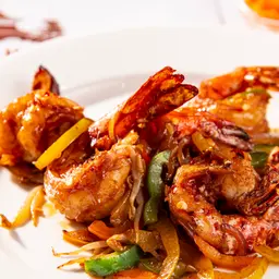 Grilled Prawns W/ Mixed Vegetables