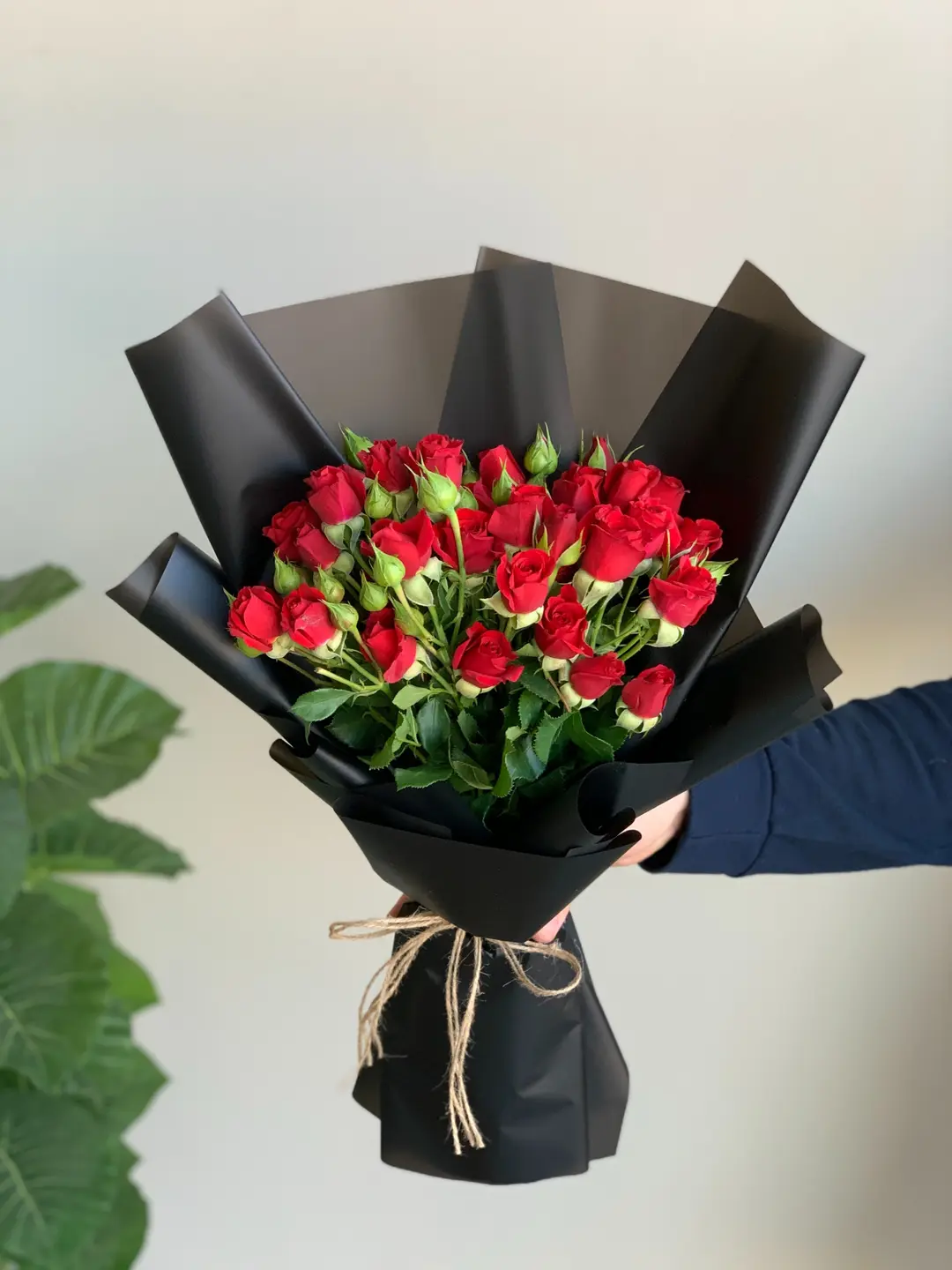 باقة بيبي روز احمر
