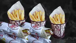 Gathering Charcoal Chicken Shawarma