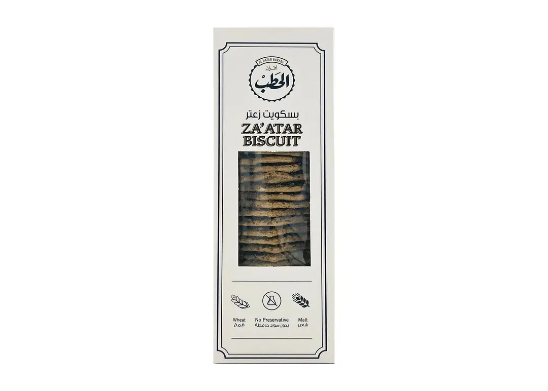 الحطب بسكويت زعتر100جم