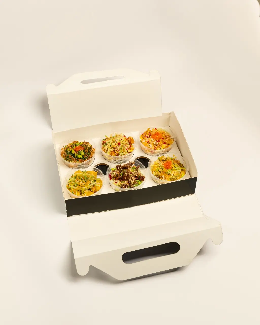 6 Small Poke Bowls Box