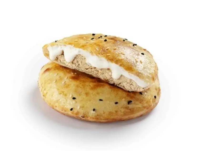 Cheese and tahini round