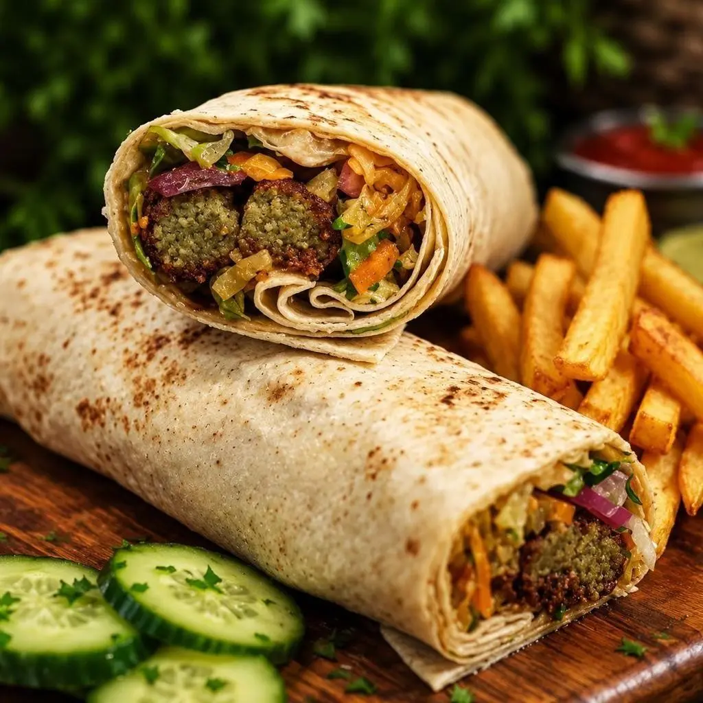 Falafel Sandwich Al-Emlaq