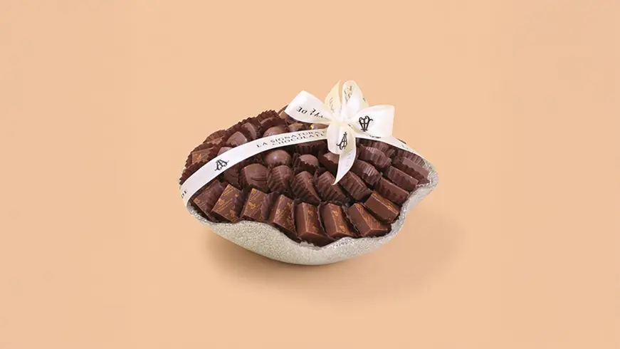 Silver Tray Open Chocolate 1849