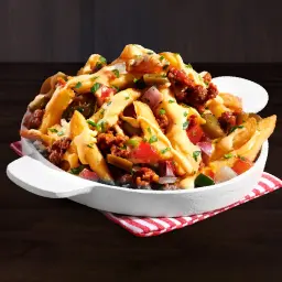 STACKED CHILI CHEESE FRIES
