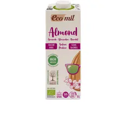 Ecomil Almond Milk Sugar Free Protein Bio 1L