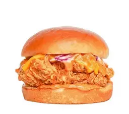 Chicken maple burger