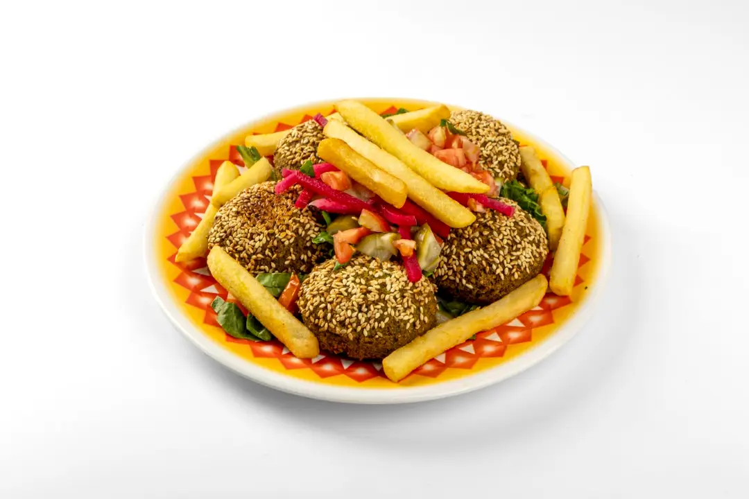 صحن فلافل محشي مشكل 5 حبات