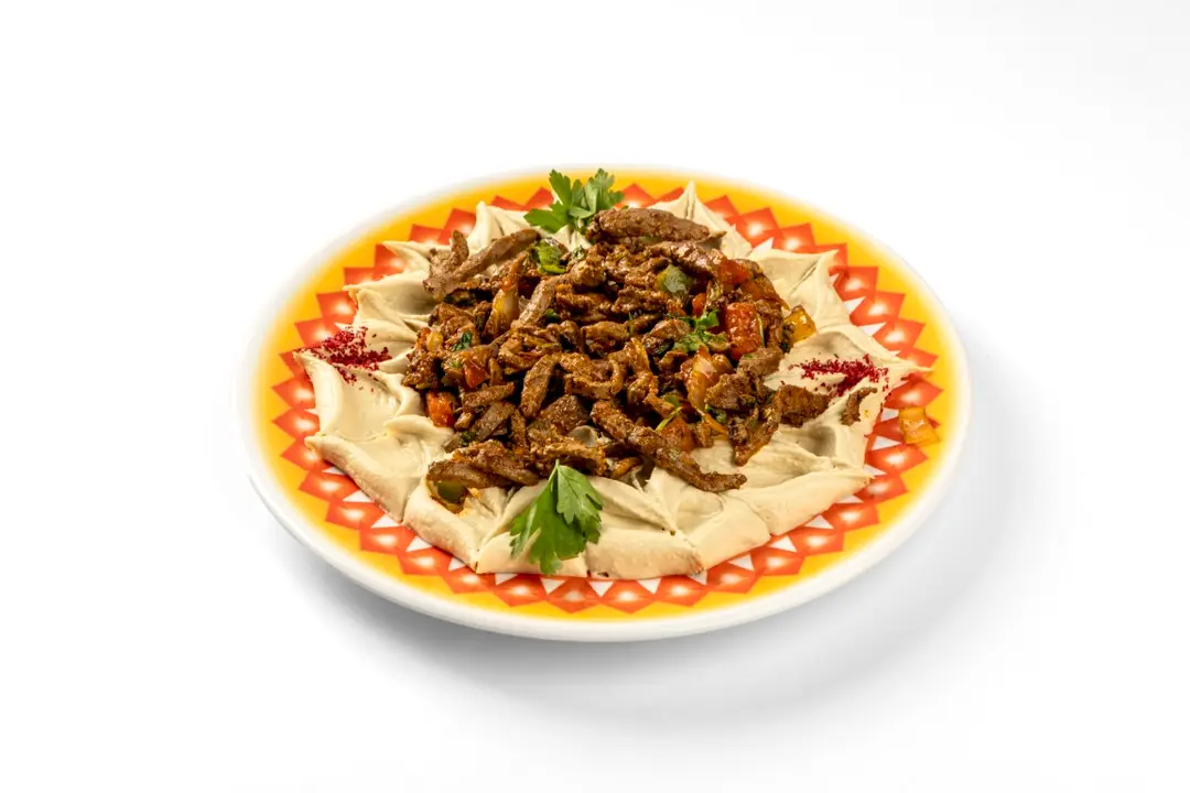 حمص بالكبدة