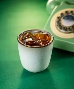 Today's coffee is cold.