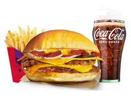 Jolliburger Classic Double Patty Meal