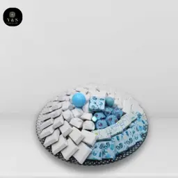 Baby Boy Chocolate Plate - Medium