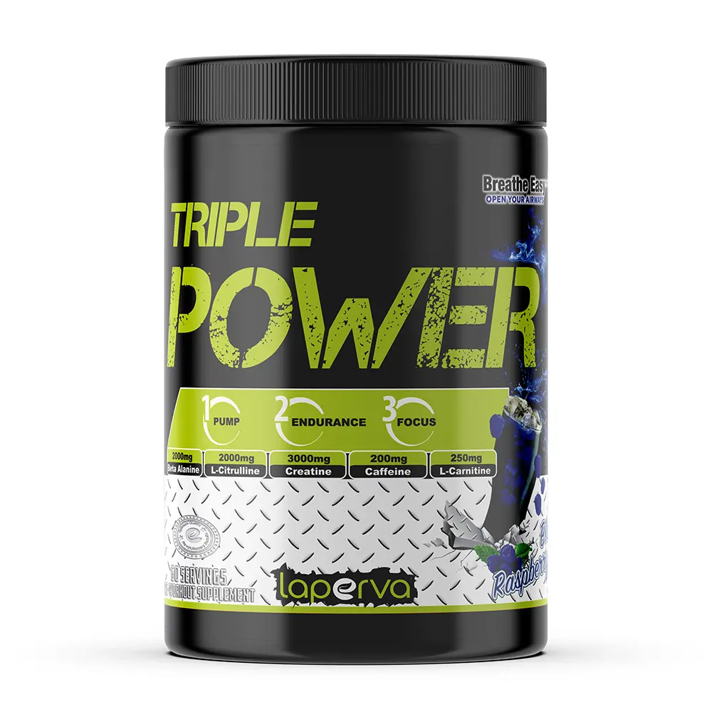 Laperva Triple Power Pre-Workout Blue Raspberry 60
