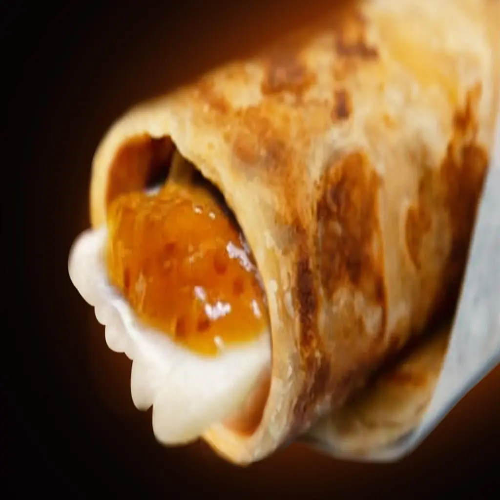فطيرة بالجبنة السائلة والمربى