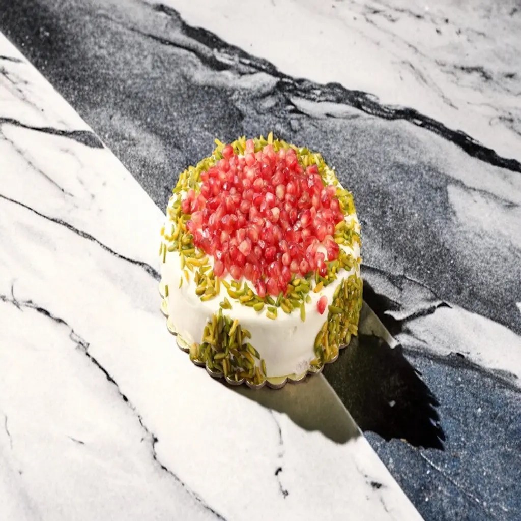 Pistachio Pomegranate Cake