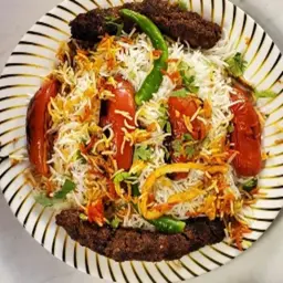 Chullu Kabab Rice With Kabab