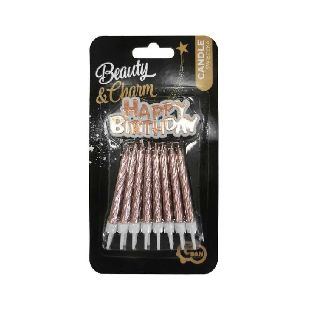 Sparkler Candle For Cake Or Celebration, Rose Gold Color