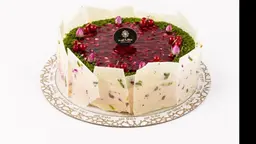 كيك فستق رمان دائري