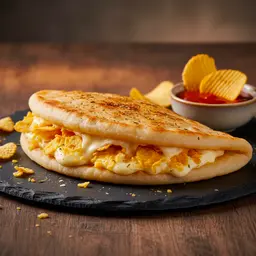 Omani Chips & Cheese Chapati