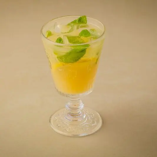 Minted Yuzu Green Iced Tea