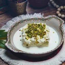 Milk Cake with Baladi Cream