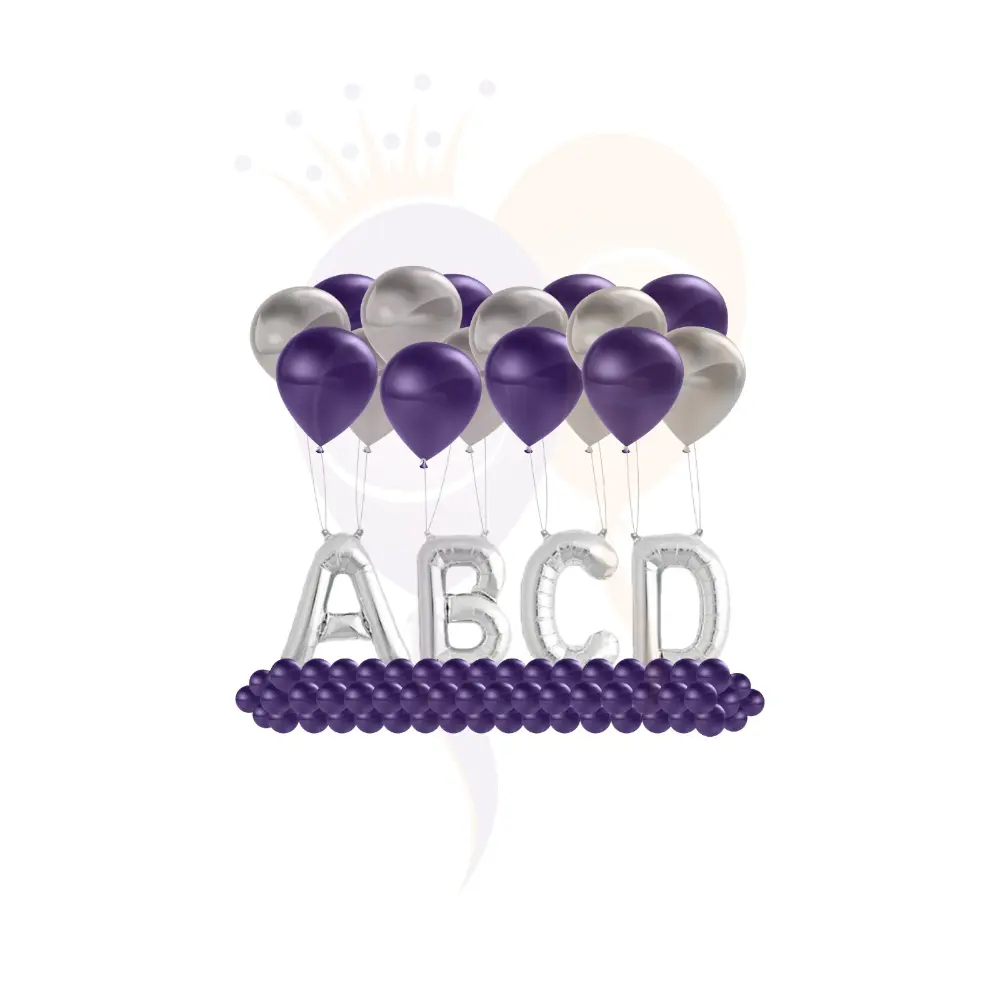 تصميم حروف طائرة (4 حروف)
