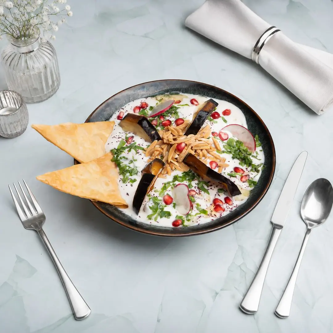Eggplant Fatteh