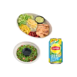 Chicken Bowl + Tabbouleh + Drink