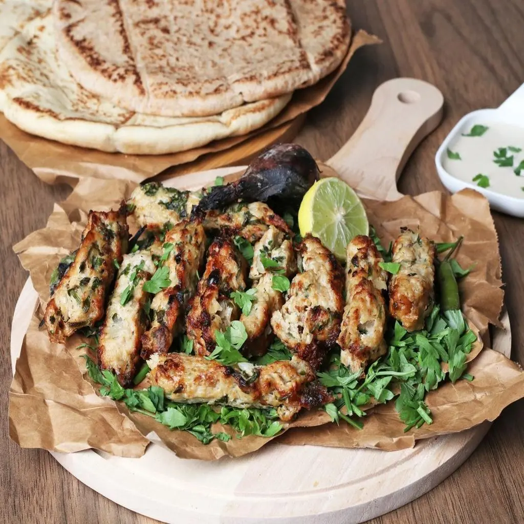 نص نفر كباب دجاج - 5 أسياخ