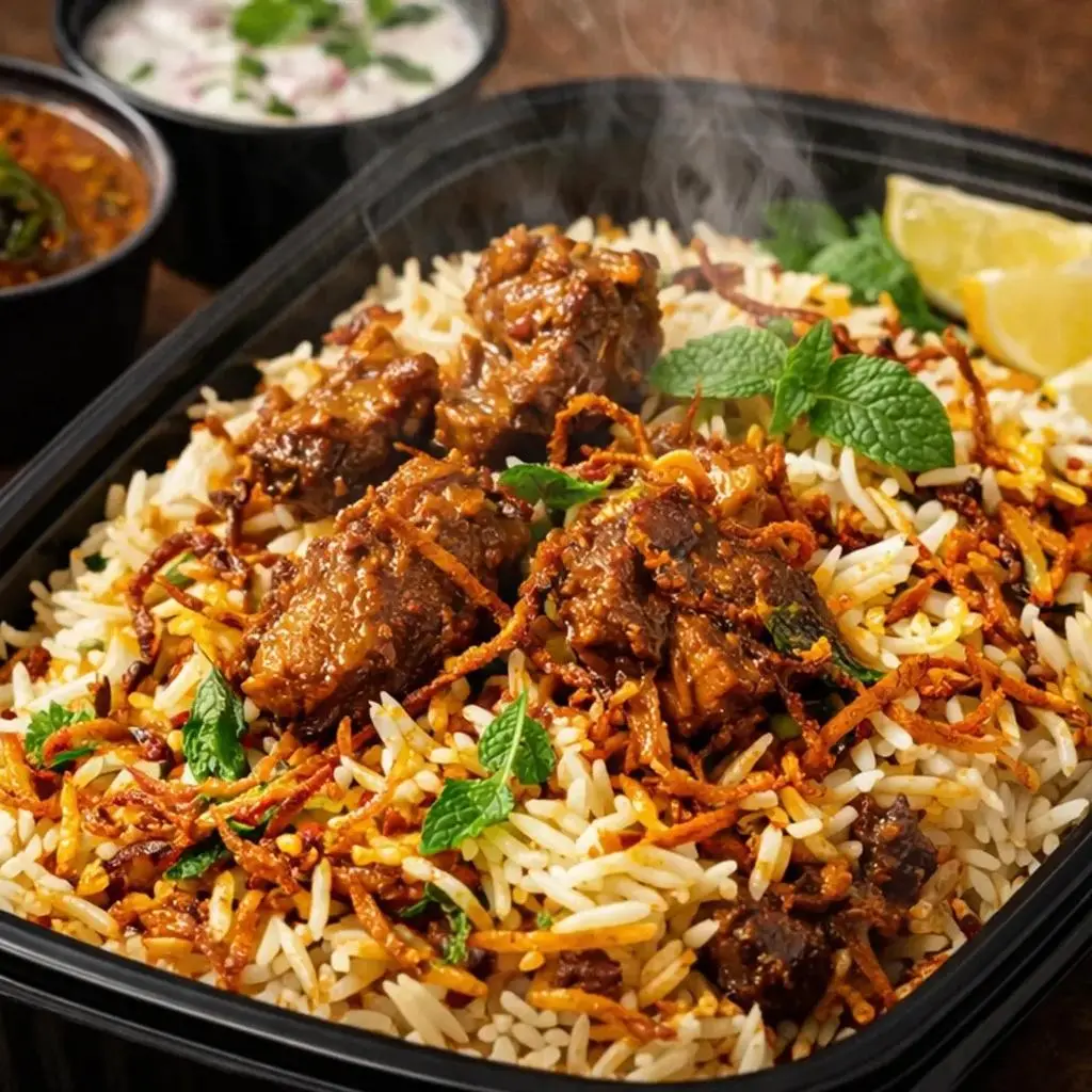 Hyderabadi Mutton Biryani