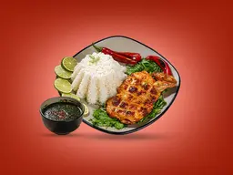 Charcoal-grilled boneless chicken