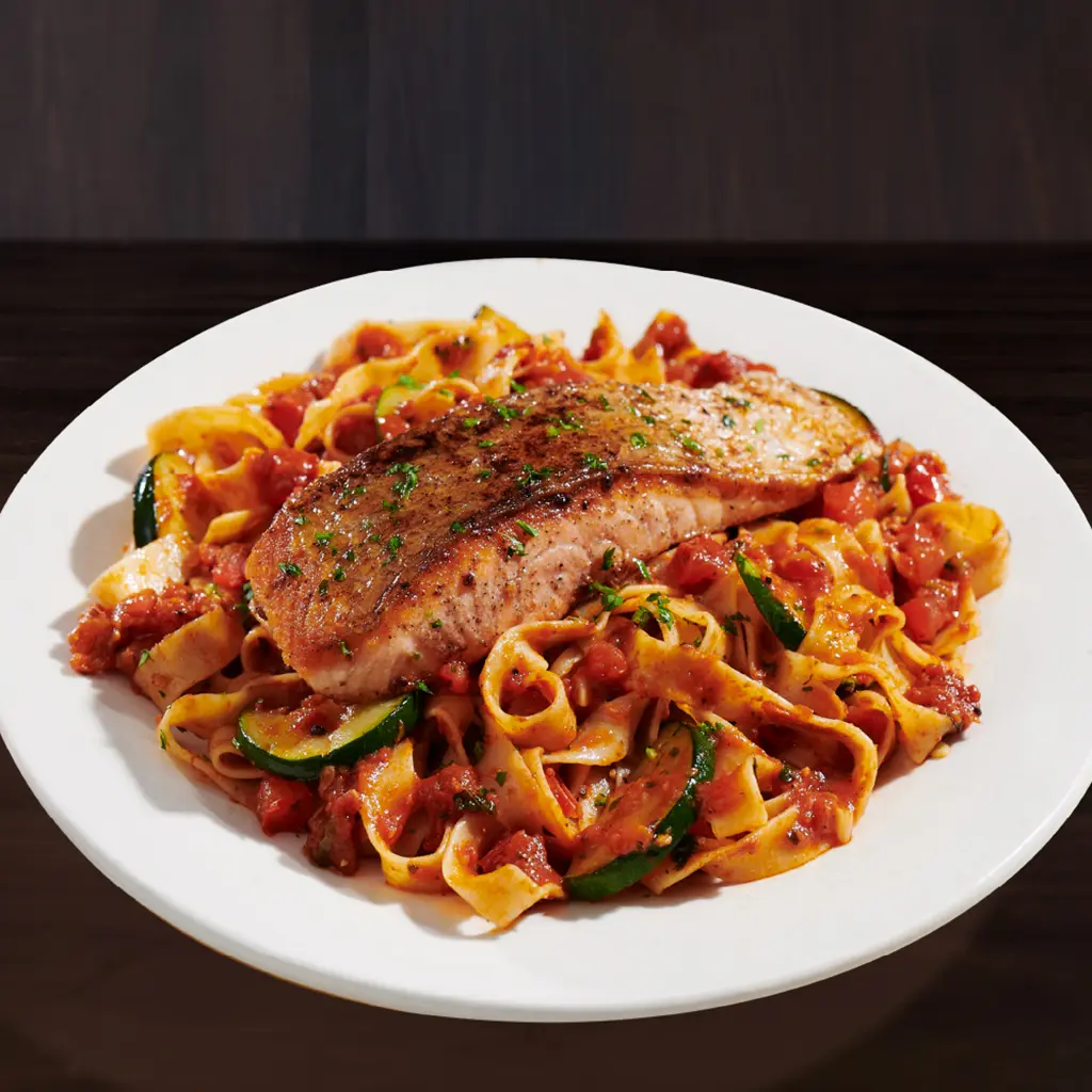 7 SPICE SALMON PASTA