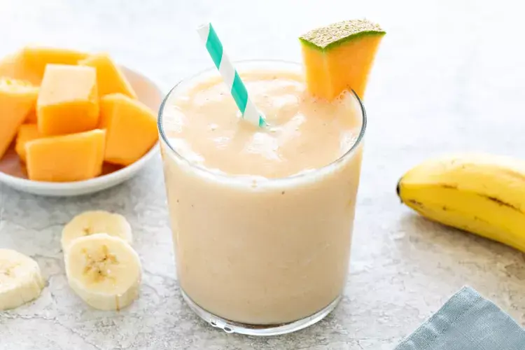 Cantaloupe Banana Juice