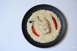 Half Al Barr Chicken Kabsa