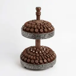 صينية خشب رفّين U29