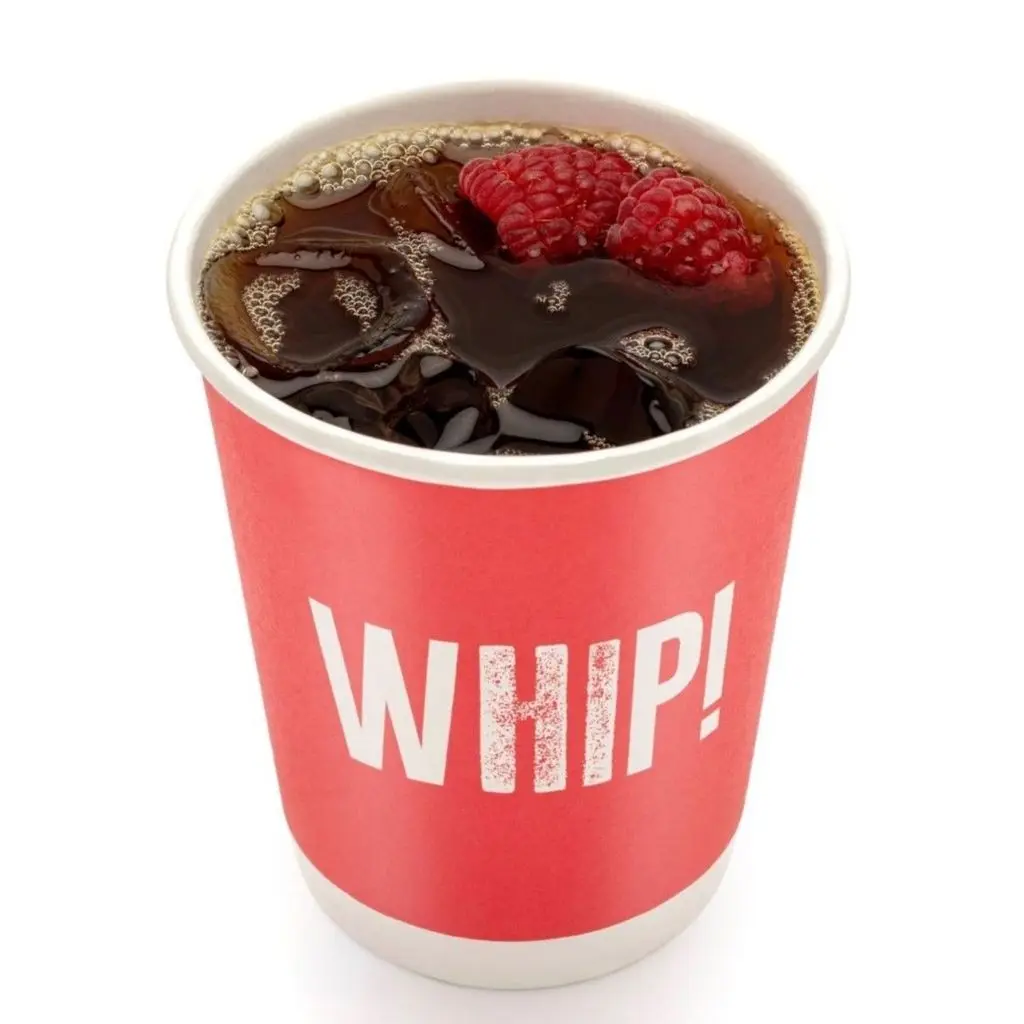 Large Iced Coffee of the Day with Raspberry