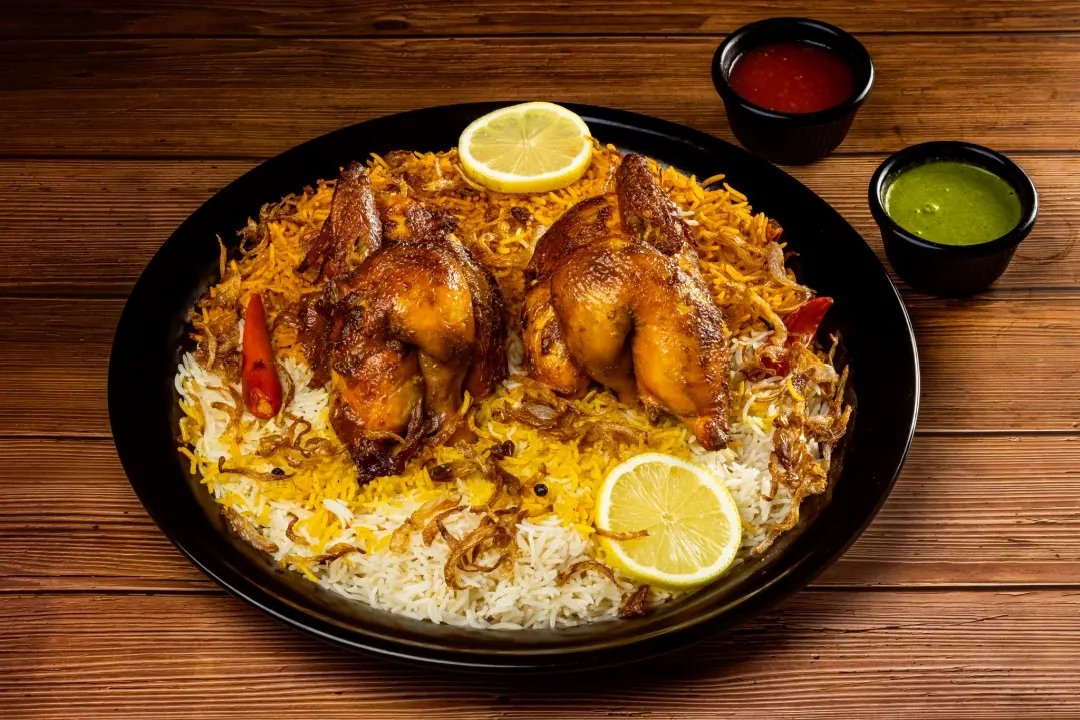 Grilled Chicken with Bukhari Rice