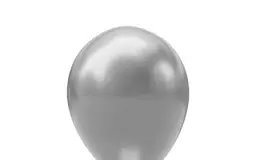 Silver balloon