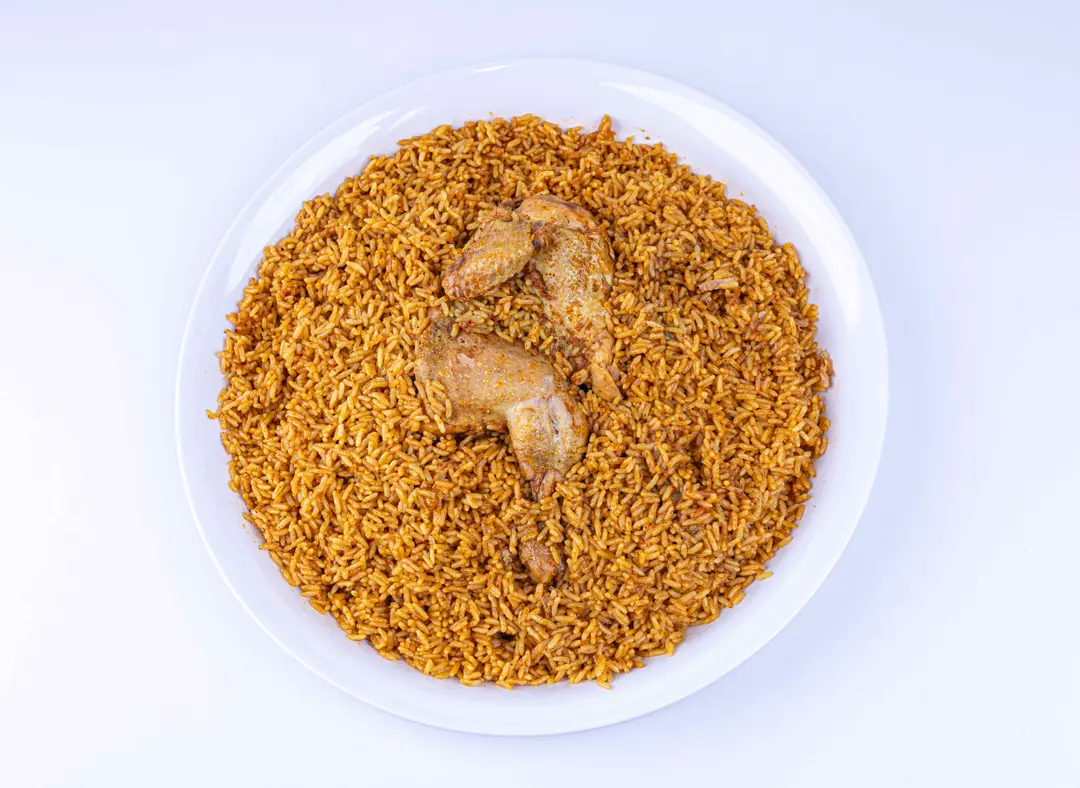 Half Chicken Madghout Aqaba - Red Rice