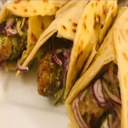 Chandan Kebab Sandwich Roll Beef With Chicken