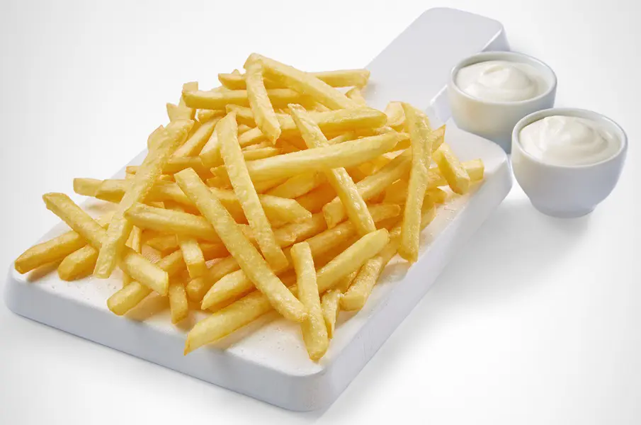 Fries with Garlic Sauce