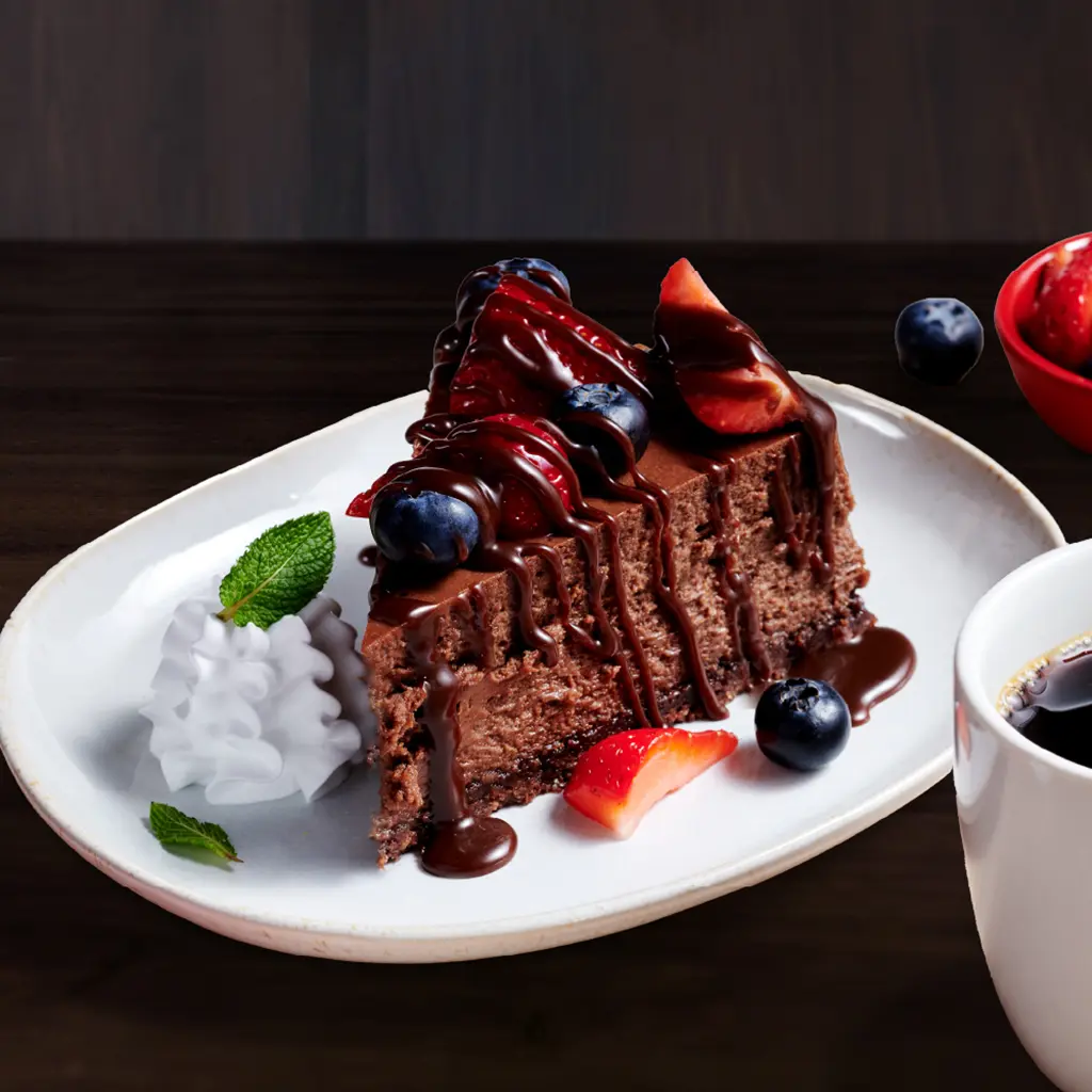 DOUBLE CHOCOLATE CAKE