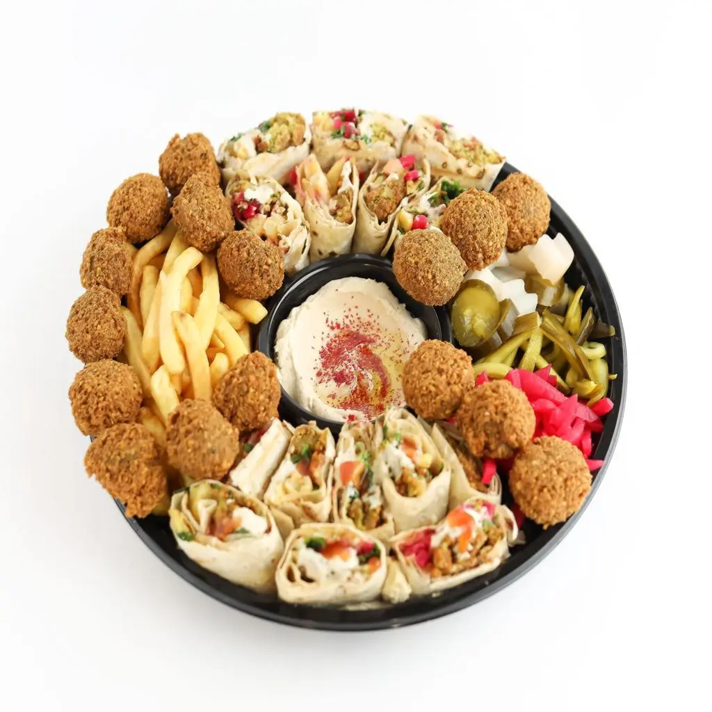صحن فلافل عربي