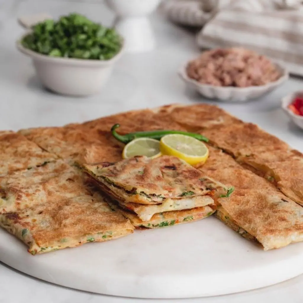 مطبق تونة خضار