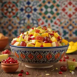 سلطة فواكه مشكلة