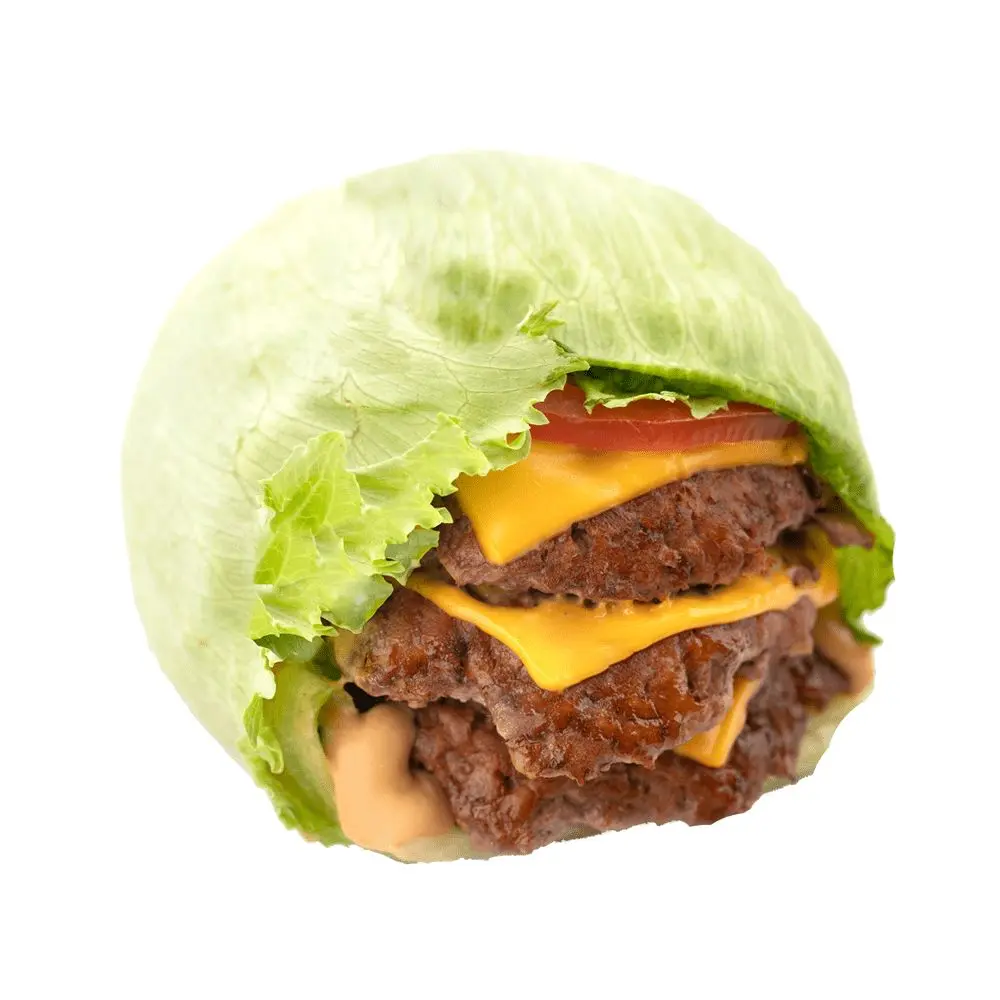 Triple Bunless Hamburgini.