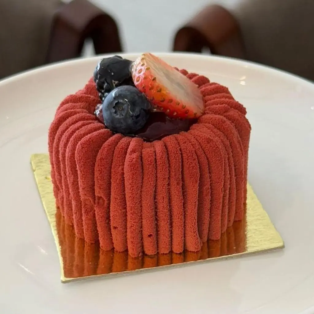 Red Fruit Chocolate Cake