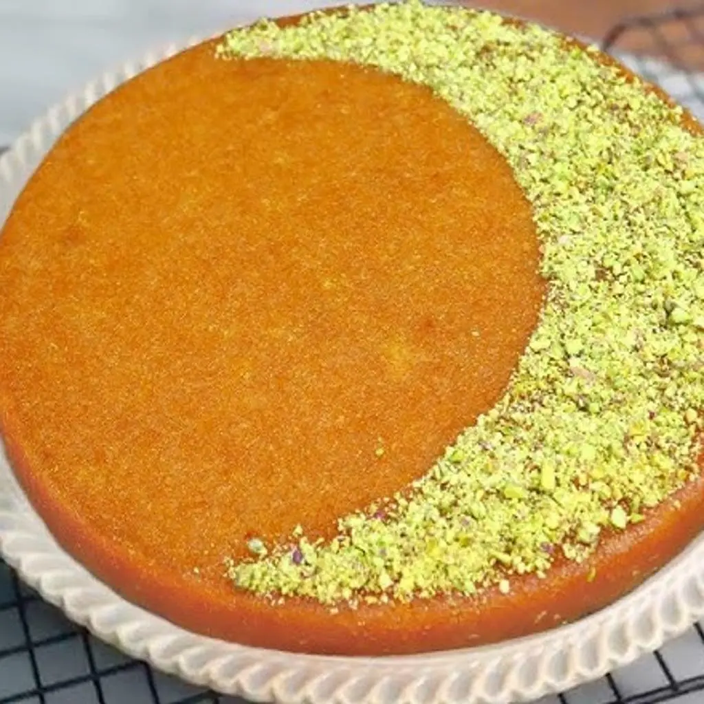 Mixed Nuts Kunafa with Cream